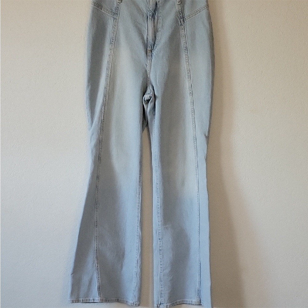 Free People we the Free women’s Light Blue Women's Jeans Wide Leg Size 30 - Picture 5 of 13
